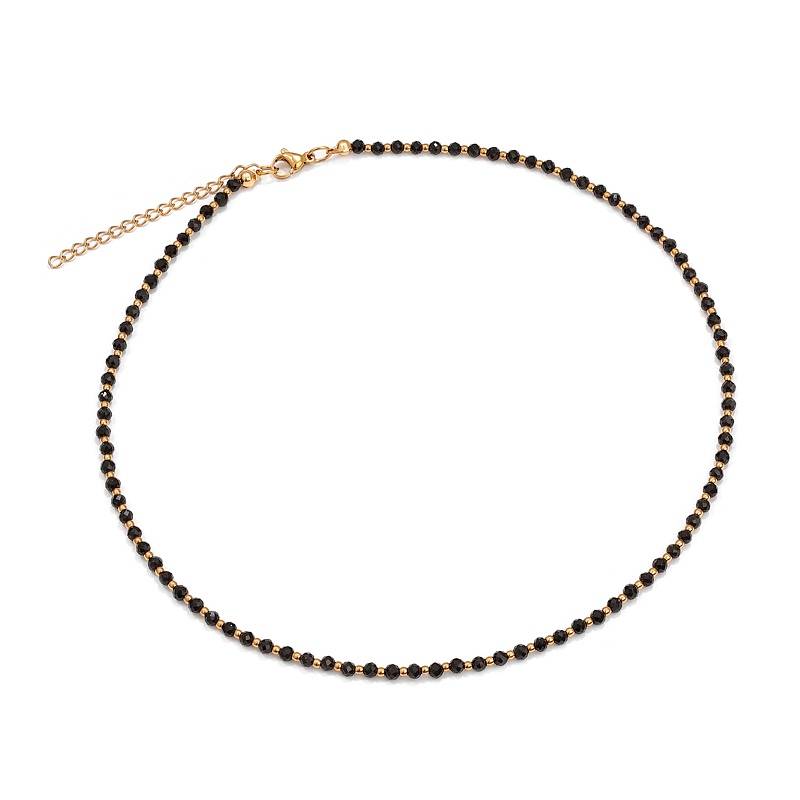 Naszyjnik choker Ochronny z czarnym turmalinem